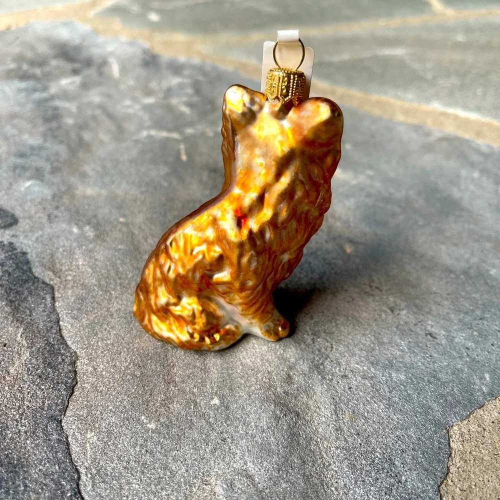 Hand Blown Glass Hanging Figurine Ornament